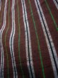 Photo8: Mint J0926K Used Japanese   Brown TSUMUGI pongee / Silk. Boat   (Grade A) (8)