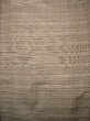 Photo3: J1001V Used Japanese Pale  Beige TSUMUGI pongee / Silk. Line   (Grade A) (3)