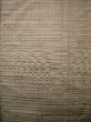 Photo5: J1001V Used Japanese Pale  Beige TSUMUGI pongee / Silk. Line   (Grade A) (5)