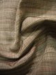 Photo12: J1001V Used Japanese Pale  Beige TSUMUGI pongee / Silk. Line   (Grade A) (12)