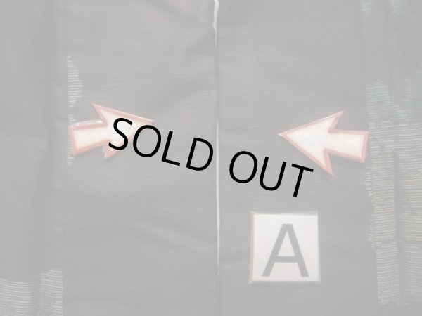 Photo16: J1023B Used Japanese Deep  Brown OSHIMA TSUMGI pongee / Silk. Flower, YOKOSO weave  (Grade B) (16)