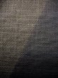 Photo6: J1023V Used Japanese Heather  Black OSHIMA TSUMGI pongee / Silk. Abstract pattern, TATE YOKO weave  (Grade B) (6)