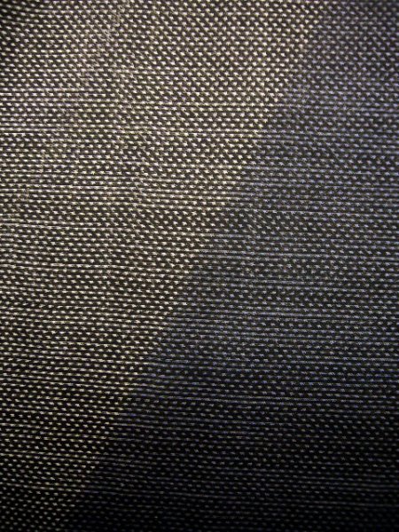 Photo6: J1023V Used Japanese Heather  Black OSHIMA TSUMGI pongee / Silk. Abstract pattern, TATE YOKO weave  (Grade B) (6)