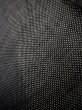 Photo11: J1023V Used Japanese Heather  Black OSHIMA TSUMGI pongee / Silk. Abstract pattern, TATE YOKO weave  (Grade B) (11)