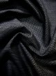 Photo13: J1023V Used Japanese Heather  Black OSHIMA TSUMGI pongee / Silk. Abstract pattern, TATE YOKO weave  (Grade B) (13)