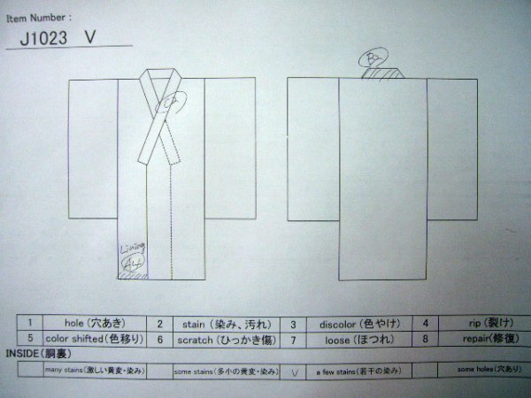Photo14: J1023V Used Japanese Heather  Black OSHIMA TSUMGI pongee / Silk. Abstract pattern, TATE YOKO weave  (Grade B) (14)