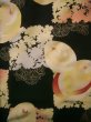 Photo4: J1104I Used Japanese   Black Kids / Silk. Flower,   (Grade D) (4)