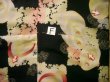 Photo21: J1104I Used Japanese   Black Kids / Silk. Flower,   (Grade D) (21)