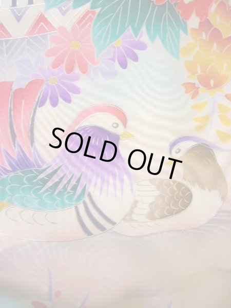 Photo12: J1104R Used Japanese Pale Light Pink Kids / Silk. Peony,   (Grade B) (12)