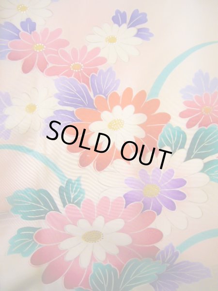 Photo15: J1104R Used Japanese Pale Light Pink Kids / Silk. Peony,   (Grade B) (15)