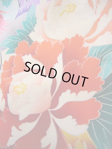 Photo18: J1104R Used Japanese Pale Light Pink Kids / Silk. Peony,   (Grade B) (18)