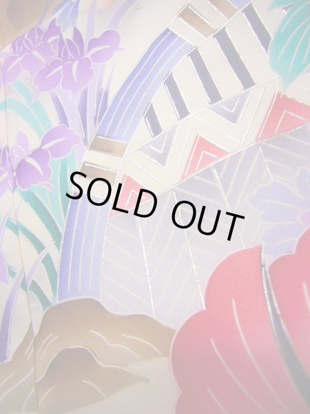 Photo19: J1104R Used Japanese Pale Light Pink Kids / Silk. Peony,   (Grade B) (19)