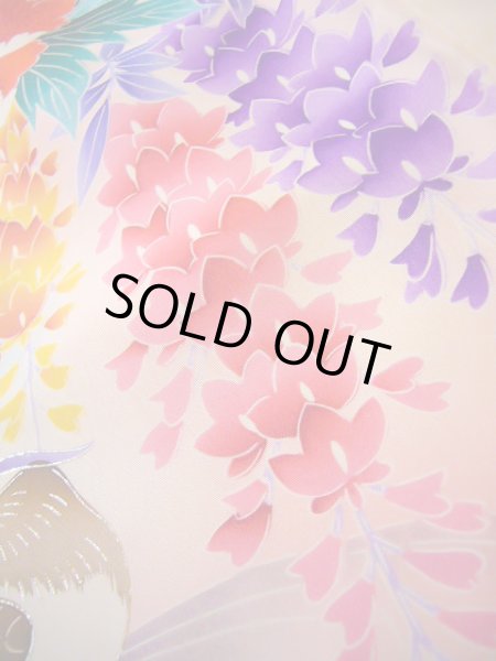 Photo20: J1104R Used Japanese Pale Light Pink Kids / Silk. Peony,   (Grade B) (20)