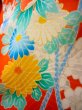 Photo16: J1104S Used Japanese Light  Orange Kids / Silk. Peony,   (Grade B) (16)