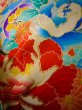 Photo19: J1104S Used Japanese Light  Orange Kids / Silk. Peony,   (Grade B) (19)