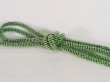 Photo3: J1108XF Used Japanese   Green OBIJIME decorative string/cord/rope   beads  (Grade B) Round type (3)