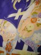 Photo17: J1111N Used Japanese Deep  Blue Kids / Silk. Chrysanthemum,   (Grade B) (17)