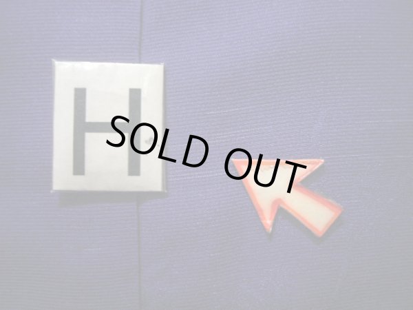 Photo30: J1111N Used Japanese Deep  Blue Kids / Silk. Chrysanthemum,   (Grade B) (30)