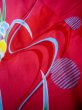 Photo13: J1126P Used Japanese Sweet  Red Kids / Cotton. Stream,   (Grade C) (13)