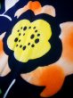 Photo9: Mint J1126V Used Japanese   Indigo Blue Kids / Cotton. Flower   (Grade A) (9)