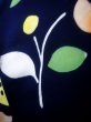 Photo11: Mint J1126V Used Japanese   Indigo Blue Kids / Cotton. Flower   (Grade A) (11)