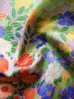 Photo18: J1223I Used Japanese Light  Wisteria FURISODE long-sleeved / Silk. Flower,   (Grade A) (18)