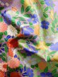 Photo19: J1223I Used Japanese Light  Wisteria FURISODE long-sleeved / Silk. Flower,   (Grade A) (19)