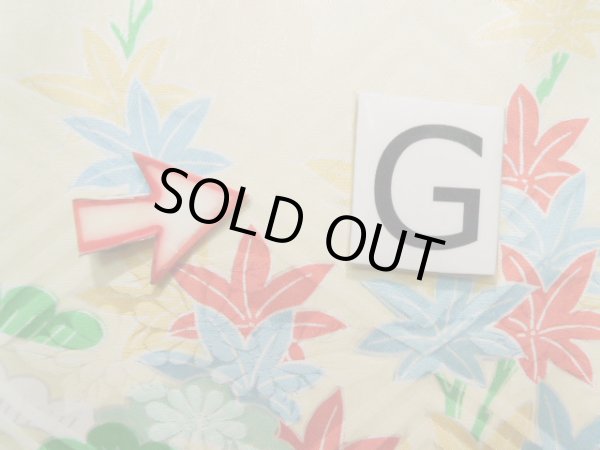 Photo26: J1223M Used Japanese Pale Light Yellow FURISODE long-sleeved / Silk. Flower, narcissus pattern  (Grade B) (26)