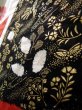 Photo15: J1223P Used Japanese   White FURISODE long-sleeved / Silk. Chrysanthemum, narcissus pattern  (Grade B) (15)