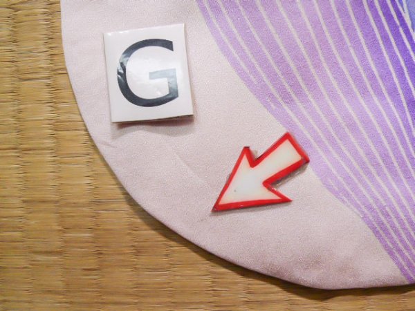 Photo22: J1225E Used Japanese Pale Light Wisteria FURISODE long-sleeved / Silk.  lily pattern  (Grade B) (22)