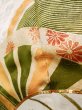 Photo11: J1225F Used Japanese Light  Cream FURISODE long-sleeved / Silk. Chrysanthemum,   (Grade A) (11)