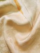 Photo15: J1225F Used Japanese Light  Cream FURISODE long-sleeved / Silk. Chrysanthemum,   (Grade A) (15)