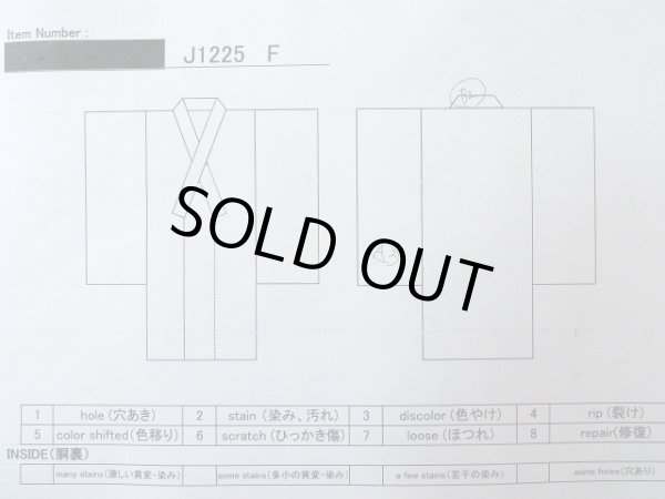 Photo17: J1225F Used Japanese Light  Cream FURISODE long-sleeved / Silk. Chrysanthemum,   (Grade A) (17)