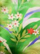 Photo7: J1225I Used Japanese   White FURISODE long-sleeved / Silk. Flower,   (Grade B) (7)