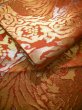 Photo10: JET0410I Used Japanese Shiny  Orange Cutting cloth    (Grade B) (10)