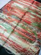 Photo9: JET0415J Used Japanese Dark  Multi Color Cutting cloth    (Grade C) (9)