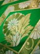Photo6: JET0423A Used Japanese   Green Cutting cloth    (Grade B) (6)
