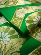 Photo8: JET0423B Used Japanese   Green Cutting cloth    (Grade B) (8)