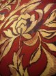 Photo4: JET0423K Used Japanese   Red Cutting cloth    (Grade B) (4)