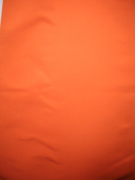 Photo2: JET0423L Used Japanese   Orange Cutting cloth    (Grade B) (2)