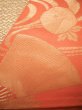 Photo5: JET0423P Used Japanese   Orange Cutting cloth    (Grade B) (5)