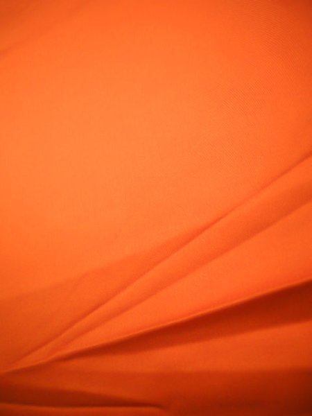 Photo4: JET0423Q Used Japanese   Orange Cutting cloth    (Grade B) (4)