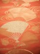 Photo2: JET0423R Used Japanese   Orange Cutting cloth    (Grade B) (2)