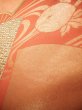 Photo6: JET0423R Used Japanese   Orange Cutting cloth    (Grade B) (6)