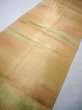 Photo1: JET0423S Used Japanese  Pale Yellow Cutting cloth    (Grade B) (1)