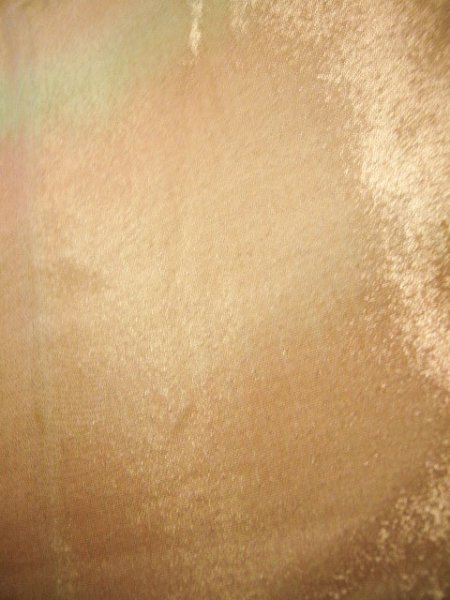 Photo7: JET0423S Used Japanese  Pale Yellow Cutting cloth    (Grade B) (7)