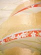 Photo4: JET0423T Used Japanese   Gold Cutting cloth    (Grade B) (4)