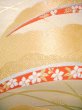 Photo6: JET0423U Used Japanese   Gold Cutting cloth    (Grade B) (6)