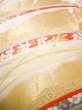 Photo5: JET0423V Used Japanese   Gold Cutting cloth    (Grade B) (5)