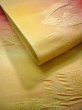 Photo8: JET0423Y Used Japanese  Pale Yellow Cutting cloth    (Grade B) (8)